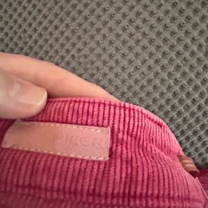Anthropologie Pilcro pink corduroy pants.
